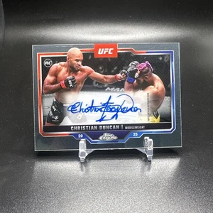 2025 Topps Chrome UFC Christian Duncan #CRA-CD Rookie Autogramm - Bild 1 von 2