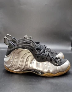 Nike Air Foamposite One Metallic Pewter Herren Gr. 13 Schwarz Silber 314996 004 Gut - Bild 1 von 10