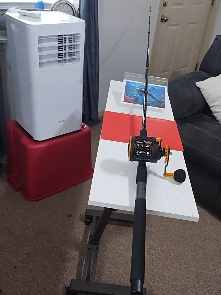 Caña de pescar de arrastre Okuma Classic Pro 7'6" MH 8-20 lb y carrete Fortress II Foto 1 de 4