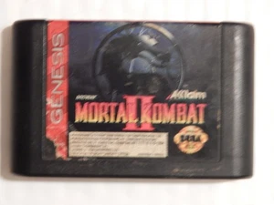 Videojuego Sega Genesis 16 bits vintage probado Mortal Kombat 2 Akklaim - Imagen 1 de 1