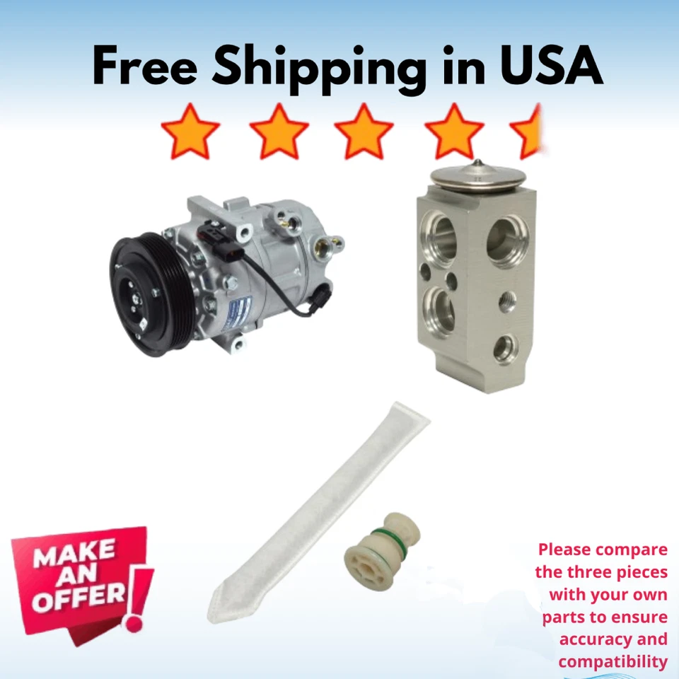 Kit Compresor A/C Fit Hyundai Elantra GT 13-18, Elantra Coupe 14, Elantra 14-16 Foto 1 de 1