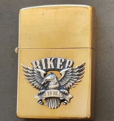 1 piece Brass Statue of Liberty Eagle diy sticker suitable for ZIPPO - Image 1 of 4