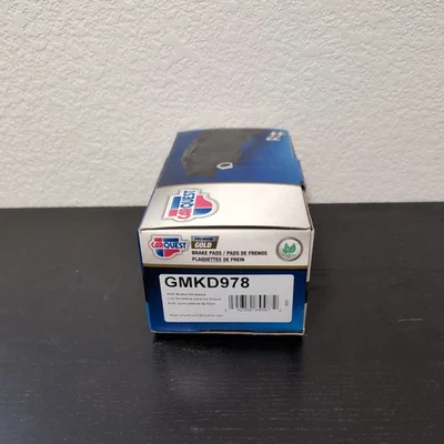  Juego de pastillas de freno traseras semimetálicas doradas premium CARQUEST GMKD978 AUDI/PORSCHE/VW-premium Foto 1 de 3