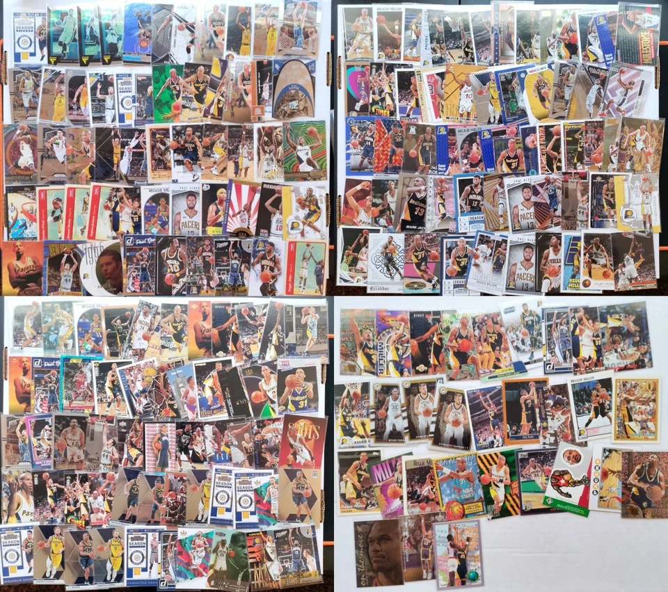 (195x) Indiana Pacers ENORME LOTE Reggie Miller PAUL George Mullin - PRIZM - Novato Foto 1 de 4