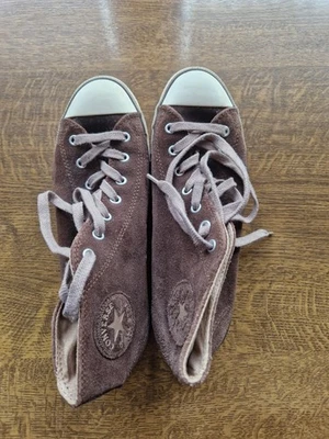 Converse Chucks Taylor All Star Sneaker Leder gefüttert braun Größe 40.5 - Bild 1 von 4