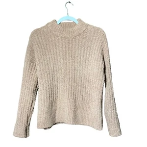 Maglione donna Sincerly Jules blush rosa finto collo super morbido e sfocato taglia L - Foto 1 di 11