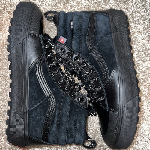 Stivali Vans SK8 HI MTE 2 Triple Black Primaloft Hydroguard Uomo Taglia 8 Donna 9 5