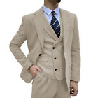 Mens Suit 3 Divider Vintage Formal Wedding Party Tuxedo Suit 48 50 52 54