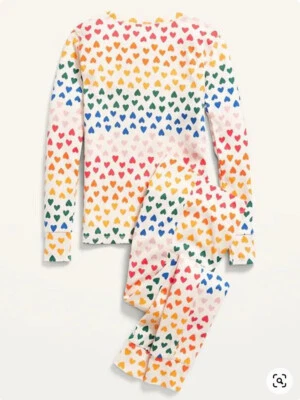 Antiguo conjunto de pijama estampado neutro de género azul marino para niños talla mediana (8) Foto 1 de 2