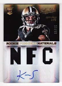 KENNY STILLS 2013 Absolute Rookie Premiere Materials Jersey Auto /99 Saints RC - Picture 1 of 1