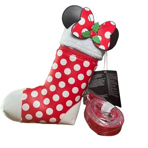Loungefly X Disney Minnie Mouse Christmas Stocking Crossbosy NEW - Picture 1 of 7