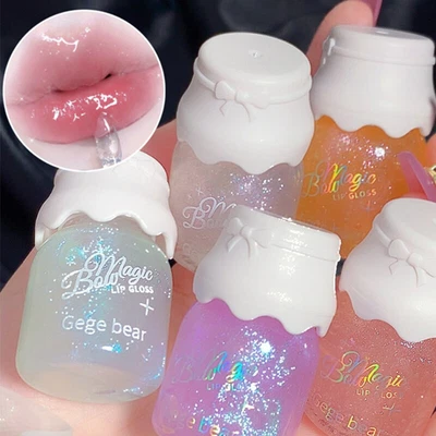 Cute Milk Jar Lip Gloss Lip Oil Lipstick Moisturizing Long Lasting Matte wi - Image 1 of 4