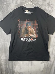 🆕Tupac Poetic Justice Graphic Black Movie T-shirt Size 3X - Picture 1 of 5