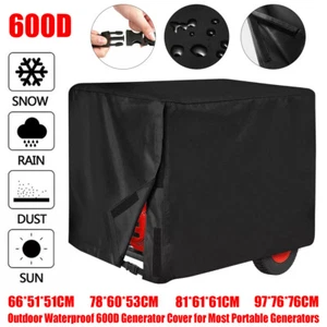 Universal Car Generator Cover Cap Black Waterproof Dustproof Protection Oxford - Picture 1 of 27