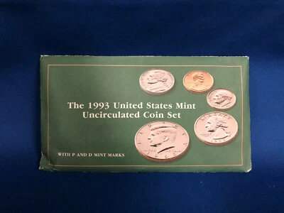 1993 United States Mint Coin Set - Uncirculated - Philadelphia Denver - Image 1 of 4