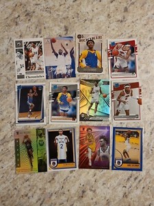 Golden State Warriors 12 Card Lot - rookies - Kuminga Moody Paschall Mannion