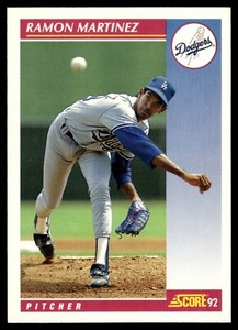 1992 Score #610 Ramon Martinez Los Angeles Dodgers