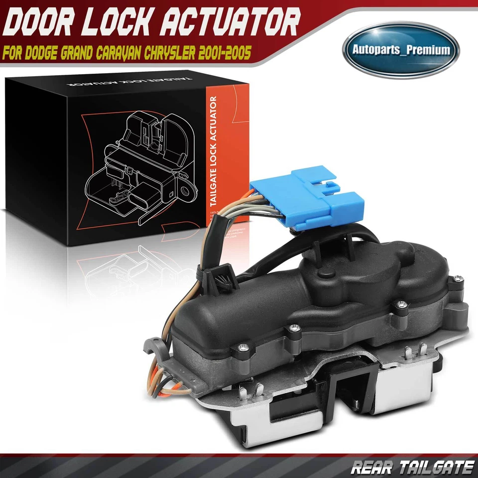 Actuador de bloqueo de puerta trasera levadiza para Dodge Grand Caravan Chrysler 2001-2005 Foto 1 de 4