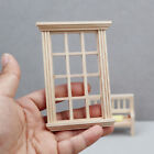  Holz Puppenhaus-Schlafzimmermöbel Puppenhaus-Fensterscheibe