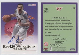 2013-14 Fleer Retro 1992-93 Rookie Sensations Auto Erick Green #RS-20 Auto