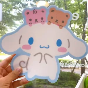 SANRIO Cinnamo Roll CHARACTERS MOUSE PAD IT FEELS GOOD TO BE WITH A MOUSE - Picture 1 of 3