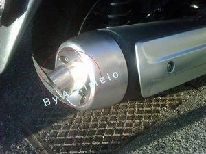 Tromboncino marmitta Majesty 400 Mod. "Eco Curvo" Beccuccio Modello Eco sound - Imagen 1 de 3