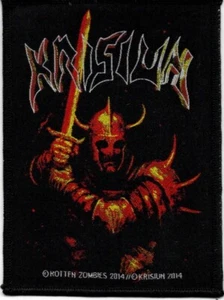 KRISIUN-THE GREAT EXECUTION- WOVEN PATCH-BLACK BORDERS - Picture 1 of 1