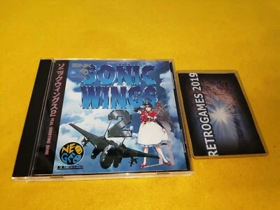 Neo Geo   SONIC WINGS 2   Neogeo CD SNK SPINE CARD - Image 1 of 4
