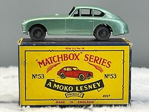 MatchboxMoko  No.53A Aston Martin 1958 Mint,Genuine in Original BoxN.O.S
