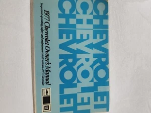 1977 CHEVROLET OWNERS MANUAL BOOK ORIGINAL - Picture 1 of 2