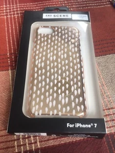 END SCENE  GOLD&WHITE CASE FOR IPHONE 7 AND IPHONE 8. BRAND NEW. AUTHENTIC. - Picture 1 of 11