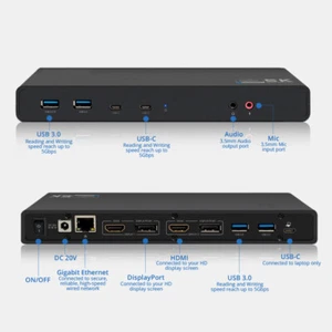 Prokord USB-C Universal Dockingstation 5KDLC Dual 4K 2x DP 2x HDMI ohne Netzteil - Bild 1 von 1