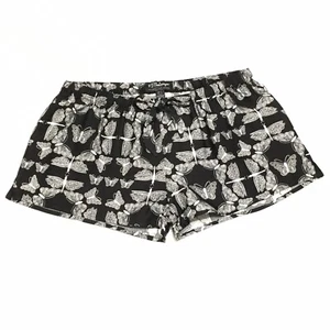 P.J. Salvage Women's Size S Black Butterfly Elastic Waist Loung Pajama Shorts - Picture 1 of 6
