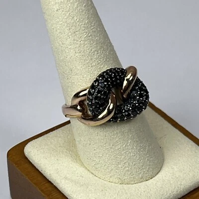 Милор Италия розовая бронза черный шпинель кольцо - размер 9 - Изображение 1 из 4
