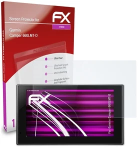 atFoliX Pellicola Vetro per Garmin Camper 660LMT-D 9H Armatura di protezione - Foto 1 di 5