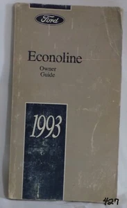 Ford Econoline Owner Guide Book/Manual 1993 - Picture 1 of 9