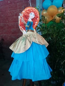 Merida Pinata, Brave birthday party, Brave party supplies, brave pinata - Picture 1 of 4
