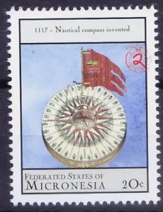 1117 Invention of Nautical Compass, History, Micronesia 2000 MNH Millennium (n) - Picture 1 of 1