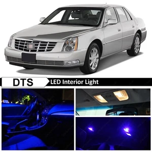 14x Blue Interior LED Lights Bulb Package Kit for 2006-2011 Cadillac DTS - Picture 1 of 11