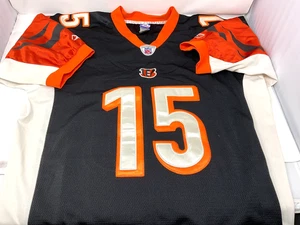 (C) Mens Cincinnati Bengals Chris Henry #15 Reebok Jersey Size 50 - Picture 1 of 4