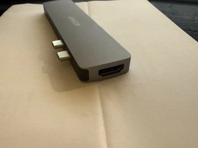 Anker A8371 Macbook Pro USB-C PowerExpand+ 7-in-1 Hub HDMI, USB 3, SD, Micro-SD - Image 1 of 4