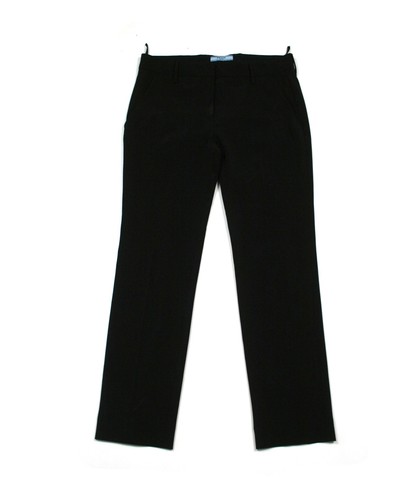 Pantalone Prada 2014 Mainline Nero Logo Tab Poliestere