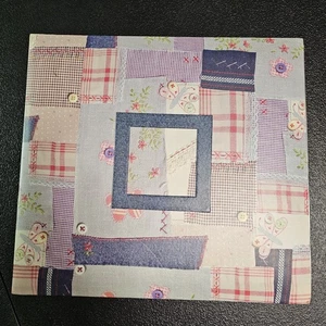 MCS MBI Baby Scrapbook Photo Album Quilt Patch Work 13.5x12 Extra Inserts Inc. - Picture 1 of 11
