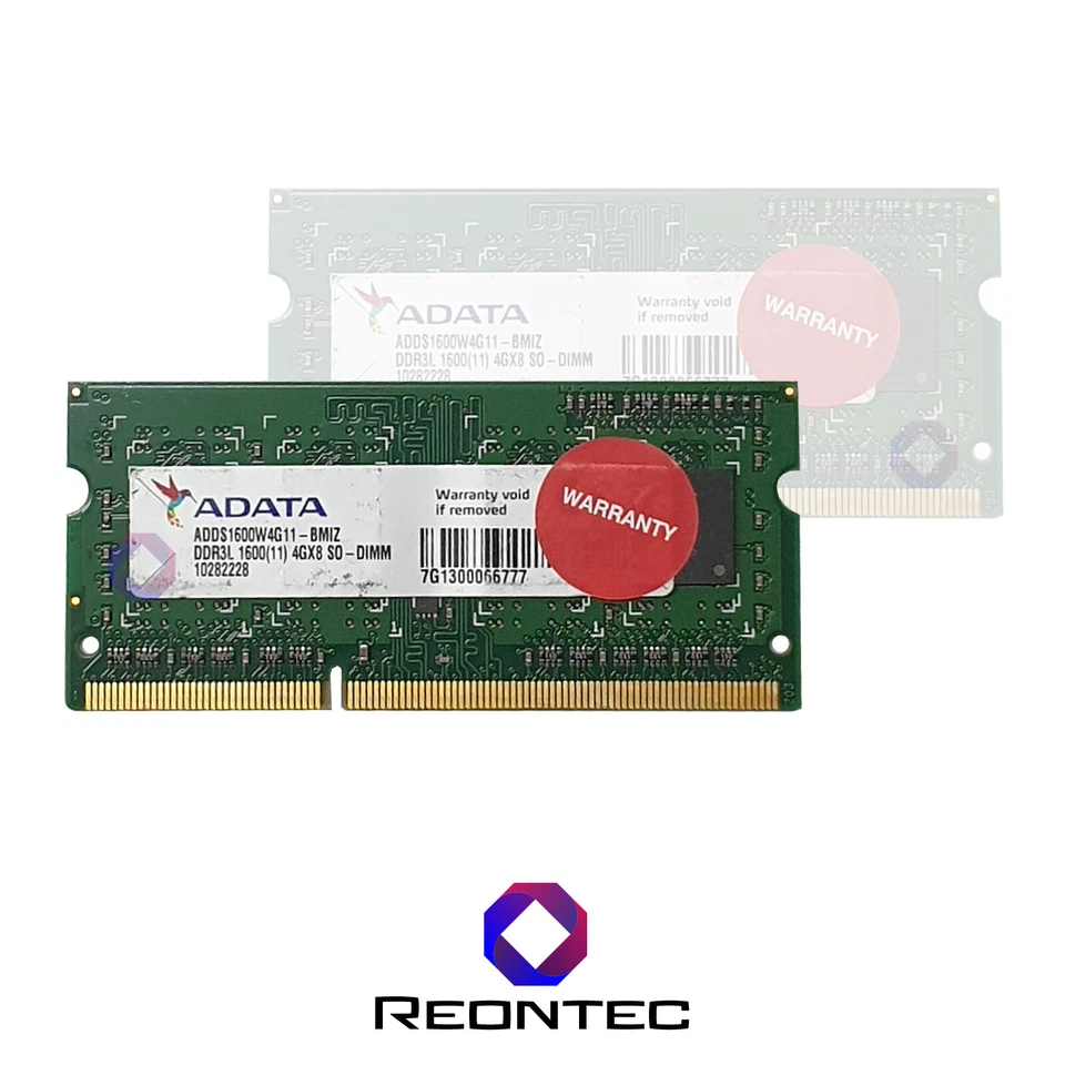 4GB Laptop Ram Adata PC3L - 12800S DDR3L ADDS1600W4G11-BMIZ - Immagine 1 di 1