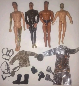 1964 Vintage 12" GI Joe Lot Mike Power Atomic Man Bionic Hasbro Mattel - Picture 1 of 10