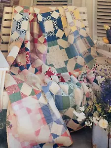 EINFACHES Johnnie um die Ecke Quiltmuster aus dem Magazin Fat Quarter Friendly - Bild 1 von 2