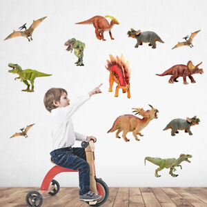 Dinosaur Wall Stickers For Kids Nursery Decor Removable Vinyl Decal Art Mural