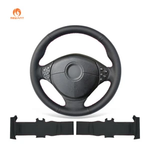 Cubierta de volante de coche de cuero sintético negra para BMW M Sport E36 E39 Z3 E36 M3 M5 - Imagen 1 de 10