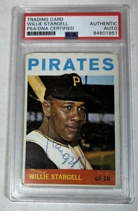 1964 Topps WILLIE STARGELL HOF PSA SIGNED AUTOGRAPHED Baseball Card #342 - Picture 1 of 2