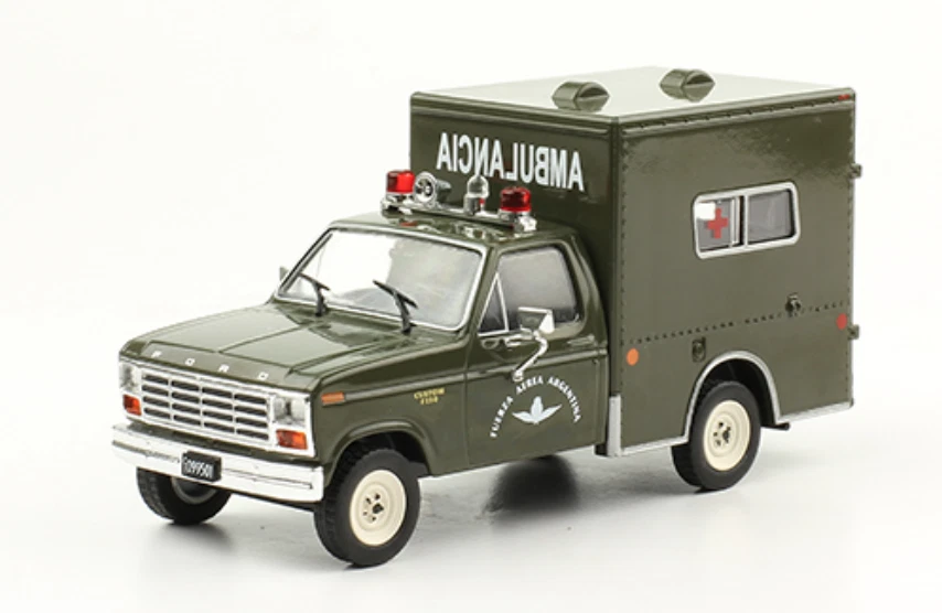Ambulancia Ford F-150 Fuerza Aérea 1982 Argentina Rara Diecast Escala 1:43 + Cargador Foto 1 de 3